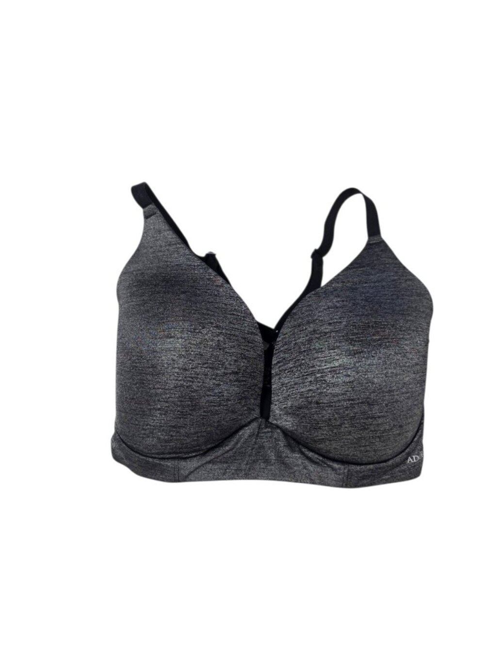 Adore Me Wireless Pullover Bra, Grey Heathered Black, Size 32DDD, Comfort